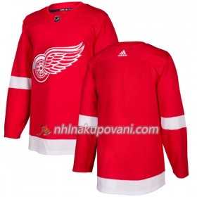 Detroit Red Wings Dresy Blank Červená 2017-2018 Adidas Authentic - Pánské
